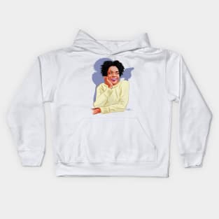 Naomi Harris - An illustration by Paul Cemmick Kids Hoodie